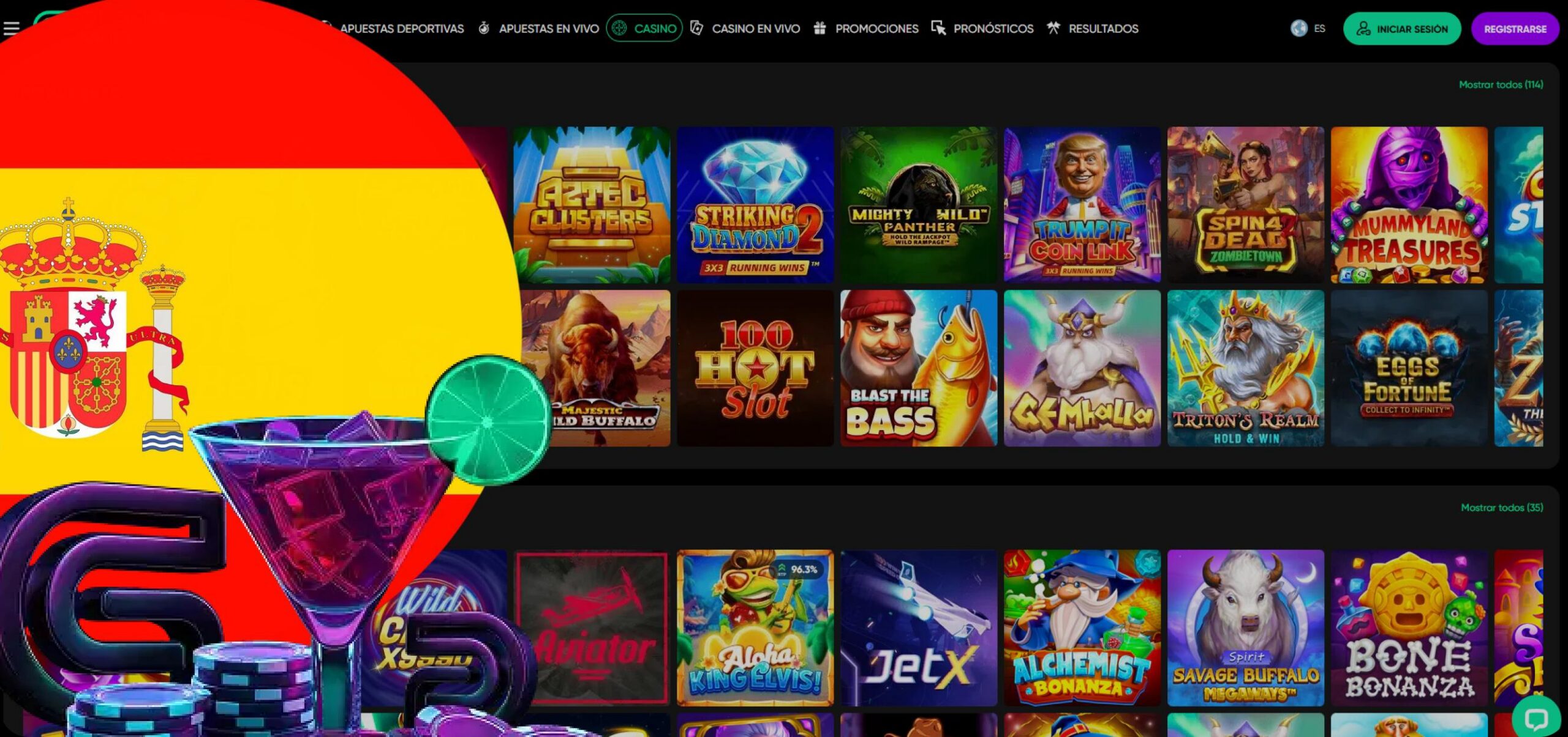 Granawin Tragaperras de Casino Populares